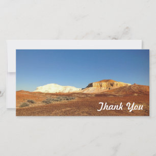 Thank You photo card - Central Australia