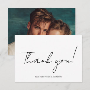 Thank You Photo Personalized Card