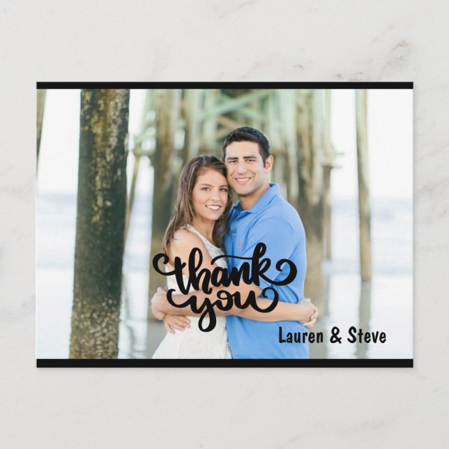 Thank You Photo Postcard (Front)