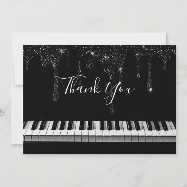 thank you pianist card (Front)