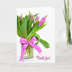 Thank You Pink Tulip Bouquet