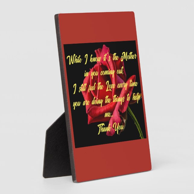 Thank You Plaque (Side)