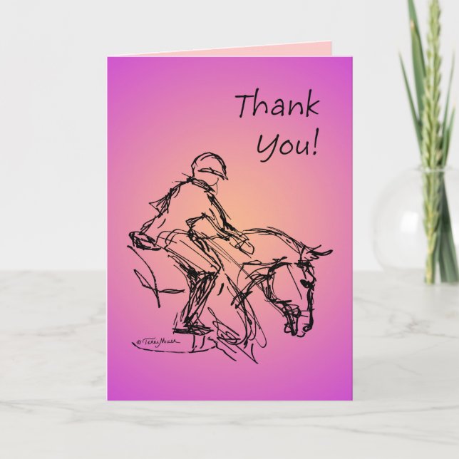 Thank you Pony! Pink Card (Front)