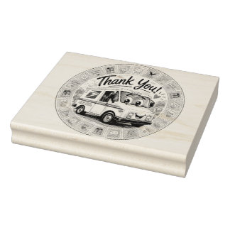 Thank you Postal Workers Rubber Stamp