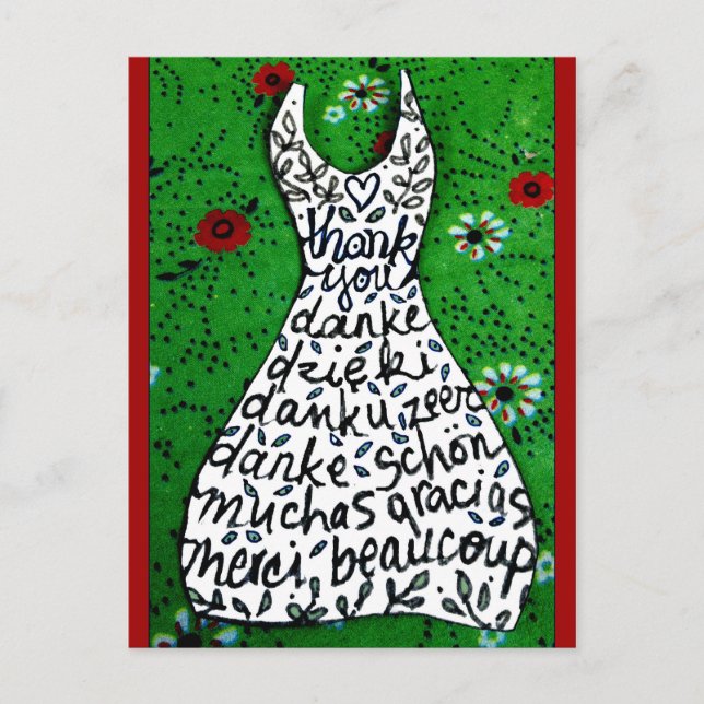 thank you  postcard (Front)