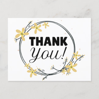 Thank you postcard