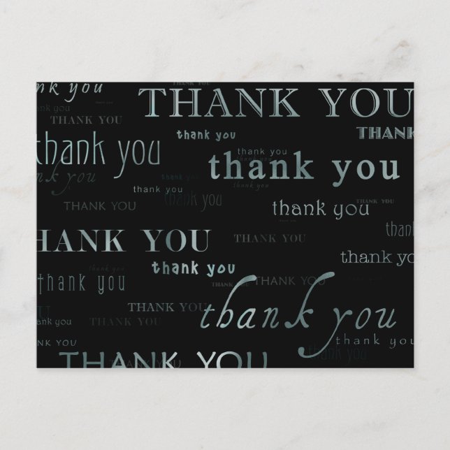 thank you : postcard (Front)