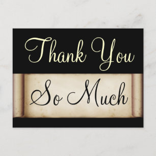 Thank You Postcard