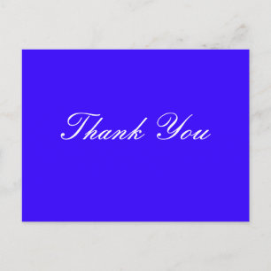 Thank You Postcard