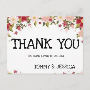 Thank you Postcard