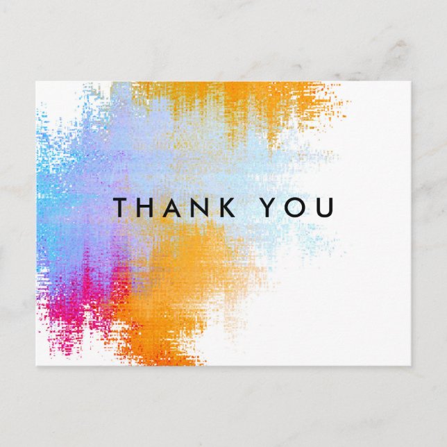 Thank You Postcard Personalised (Front)