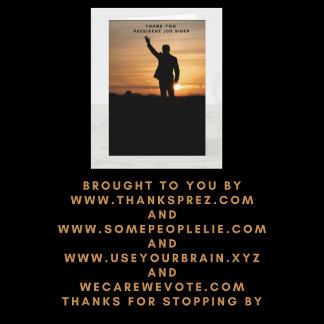 Thank you President Joe Biden Card