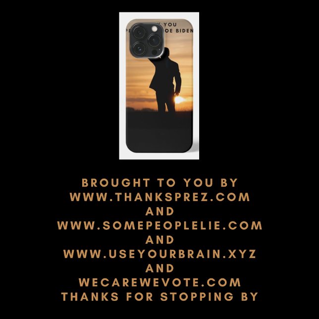 Thank you President Joe Biden iPhone Case (Creator Uploaded)