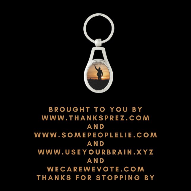 Thank you President Joe Biden Key Ring (Creator Uploaded)