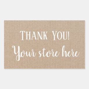 Thank you Product Modern Hipster Craft Sticker