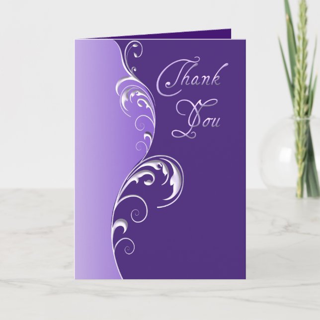 Thank You ~ Purple Card (Front)