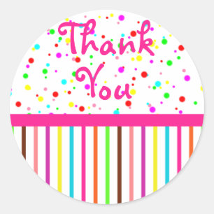 Thank You Rainbow Sticker