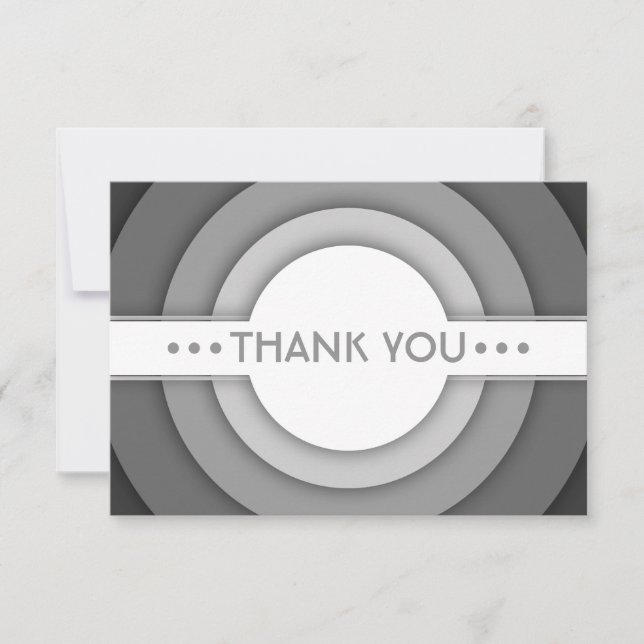 THANK YOU (retro) Card (Front)