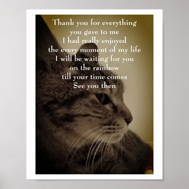 Thank you & RIP  Poster (Front)