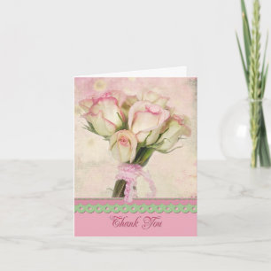 Thank You Rose Bouquet Card
