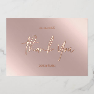 Thank You Rose Gold