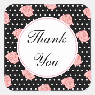 Thank You Rose Stickers