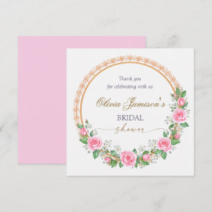 Thank You Roses & Baby’s Breath Bridal Wreath