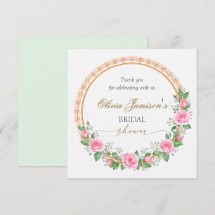 Thank You Roses & Baby’s Breath Bridal Wreath