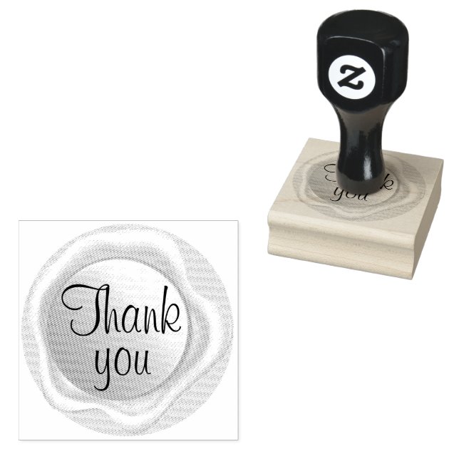 Thank you rubber stamp (Stamped)