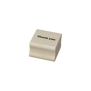 Thank you rubber stamp
