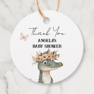 Thank You Safari Boho Baby Shower Favour Tags