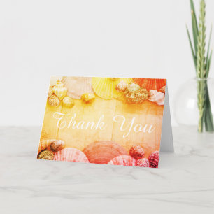 Thank You Seashell Card