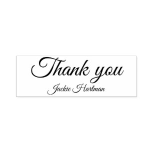 Thank you Self Inking Personalised Stamp