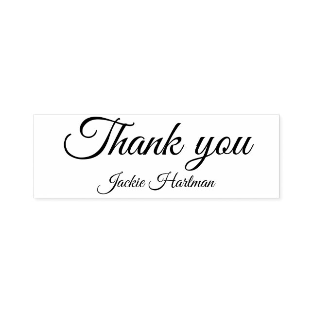 Thank you Self Inking Personalised Stamp (Design)