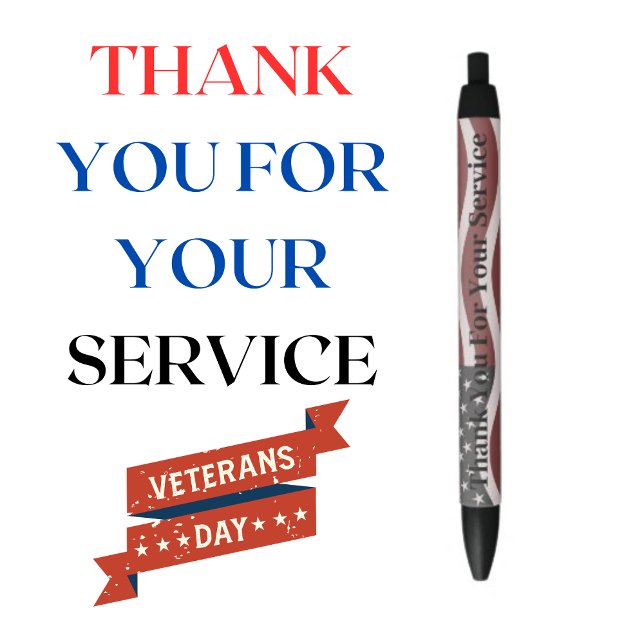 Thank You Service Veteran's Day Pen (Creator Uploaded)