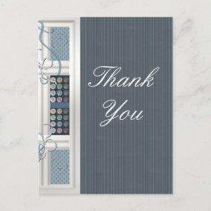 Thank You Sewing Addict Postcard
