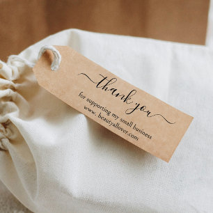 Thank you! Simpel, handwriting rubber stamp