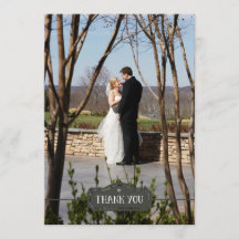 Thank you, simple hand-drawn grey custom photo