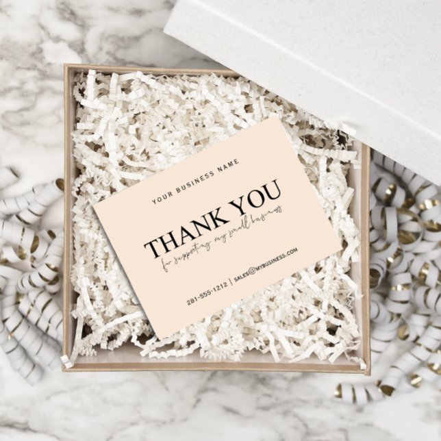 Thank You Small Business Order Insert Card (Creator Uploaded)