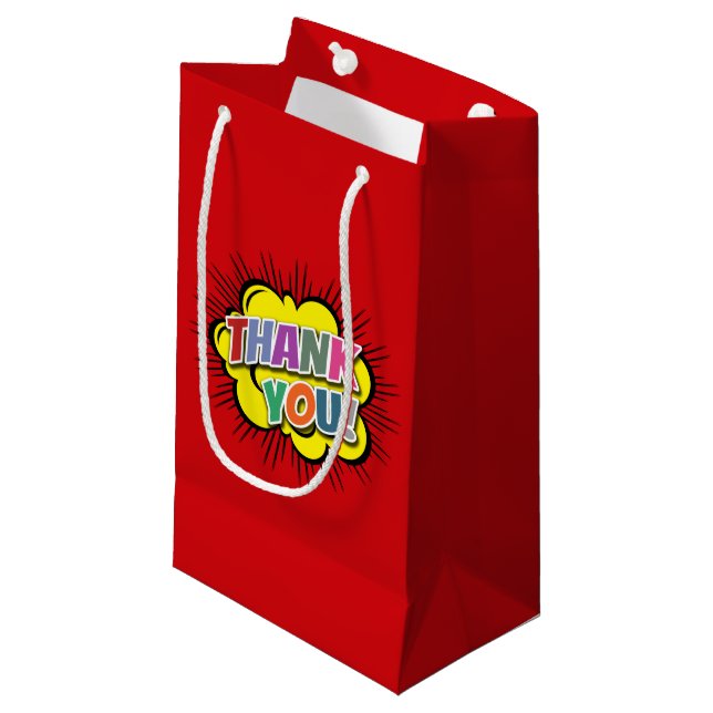 Thank You Small Gift Bag (Front Angled)