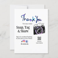 Thank you snap tag share media camera add socials