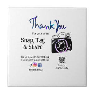 Thank you snap tag share media camera add socials tile