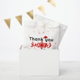 Thank you snow much Christmas business Favour Bags