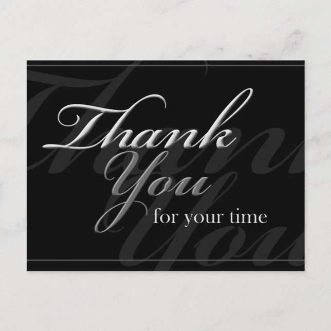 Thank you so much for postcard (Front)