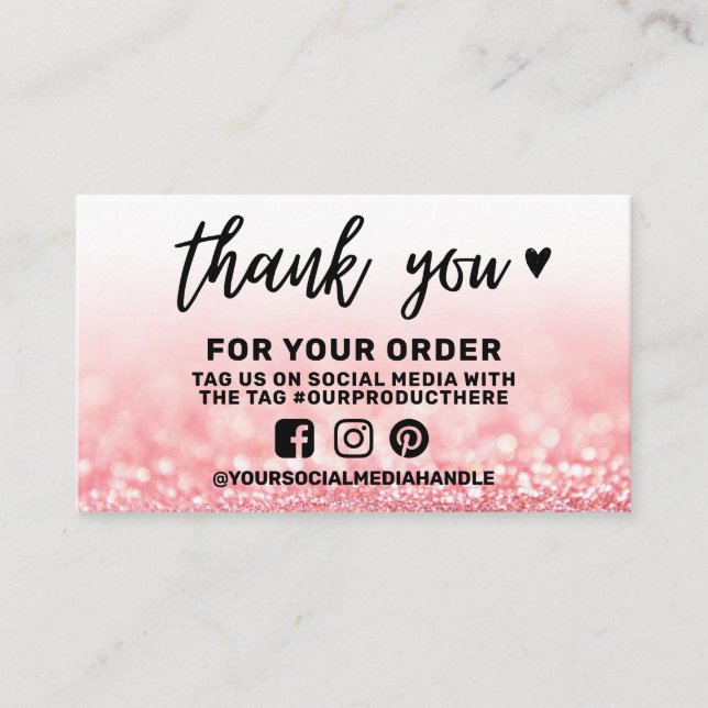 Thank You Social Media Insert (Front)