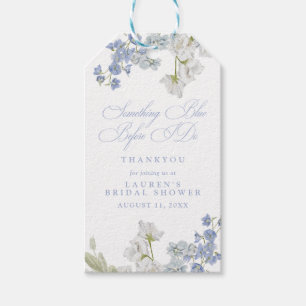 Thank You Something Blue Before I Do Bridal Shower Gift Tags