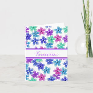 Thank You Spanish w/ blank inside Card