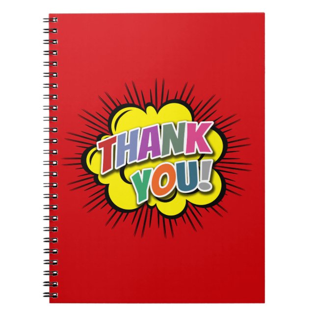 Thank You Spiral Notebook (Front)
