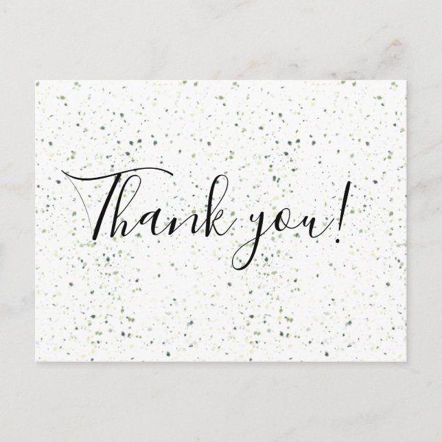 Thank You Sprinkles Postcard (Front)
