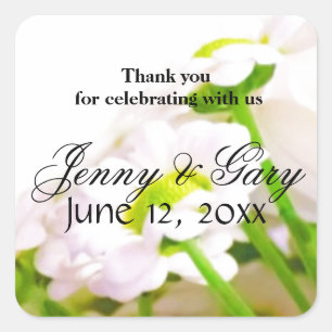 Thank You Square Sticker